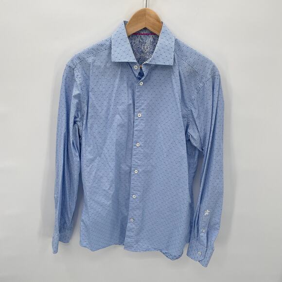 Bugatchi Uomo Men's Cotton Button Down // M 15.5, 34/35 - Picture 1 of 11